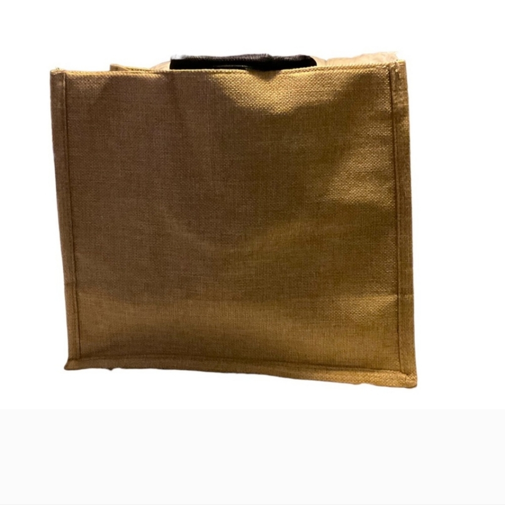 Burlap boutique Have a Nice Day tote with wristlet. - Picture 2 of 4
